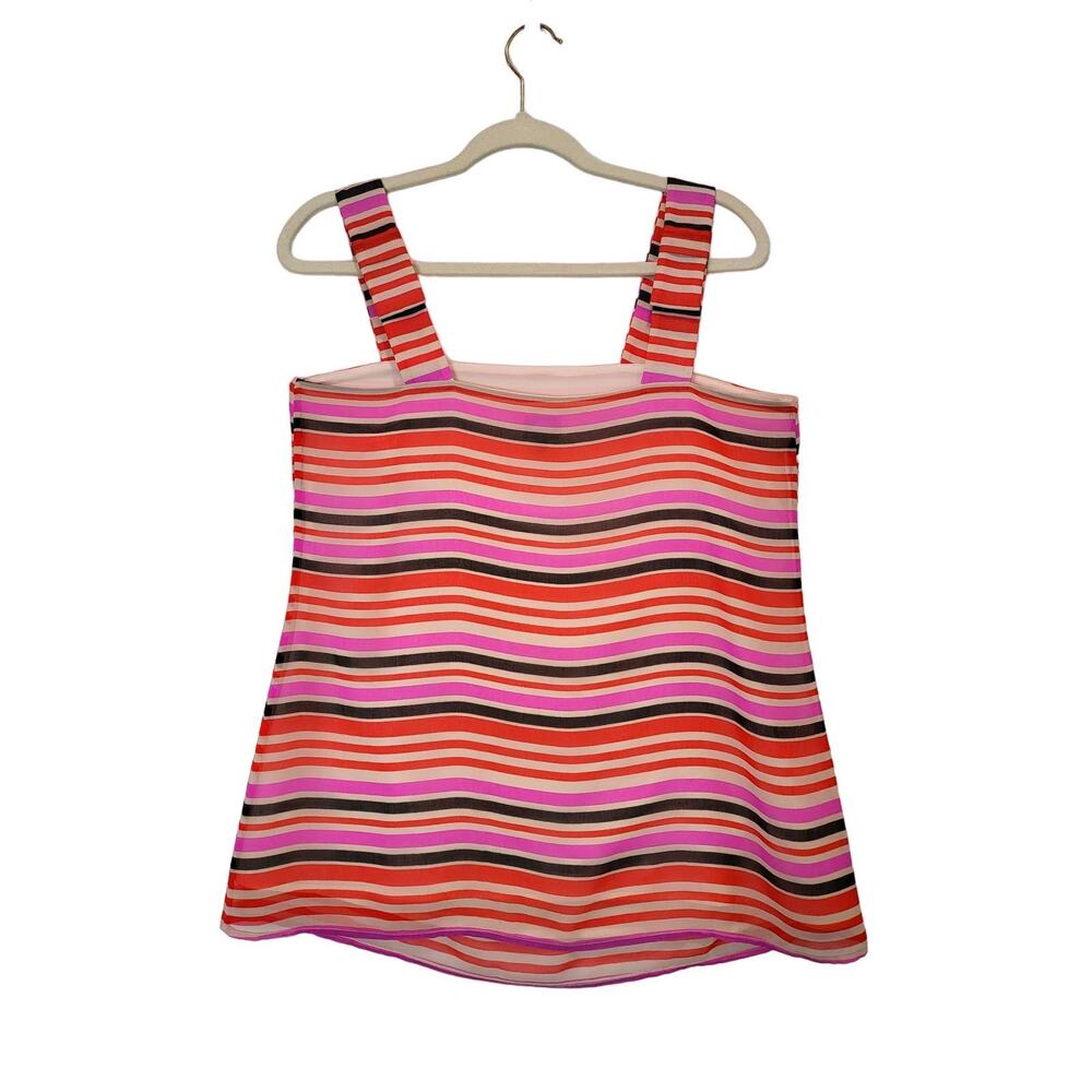 Cabi Size Small London Calling Striped Banded Tank Top Cami #406 - Picture 4 of 9